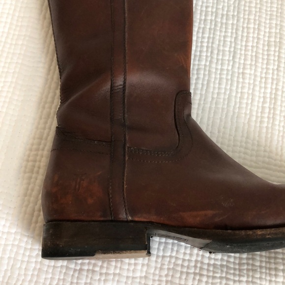 Chestnut Frye Riding Boots - Picture 6 of 8